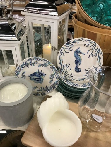 Pottery barn bermuda plates - pottery,